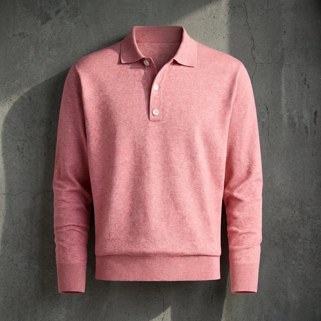 MEN’S POLO | LONG SLEEVE | HALF-BUTTON